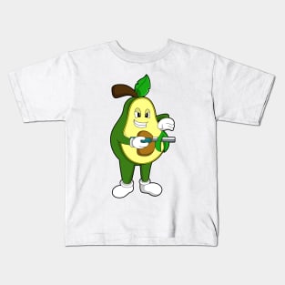 Avocado as Hairdresser with Razor Kids T-Shirt